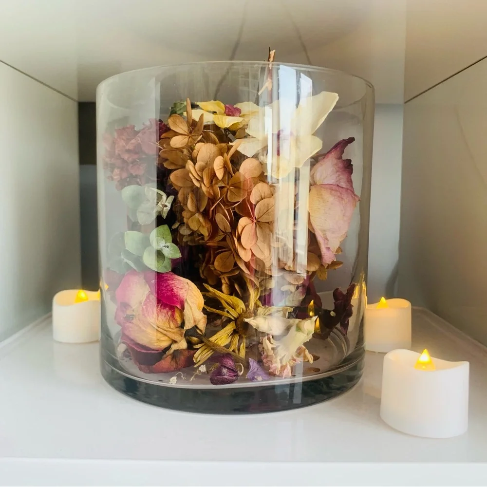 Anthropologie clear glass